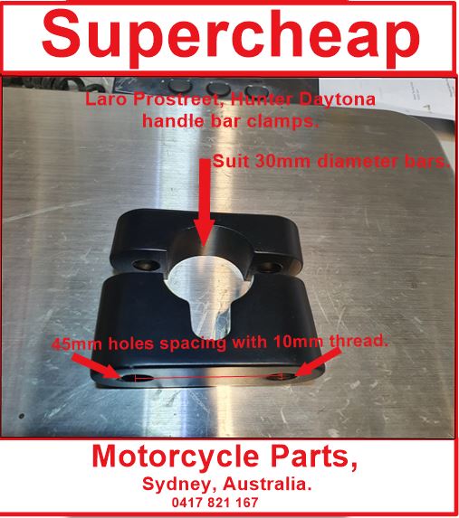 Laro Prostreet and Hunter Daytona handle bar clamps. image 0