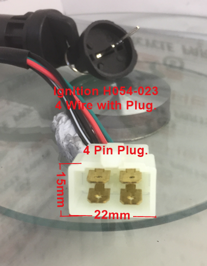 Ignition, H054-023, 4 Wire with Plug. Suits ATVs, Pit Bikes, Buggies. image 2