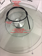 Throttle Cable, D030-068, 600mm, Pits Bikes, Mini Dikes, Pocket Bikes. image 0