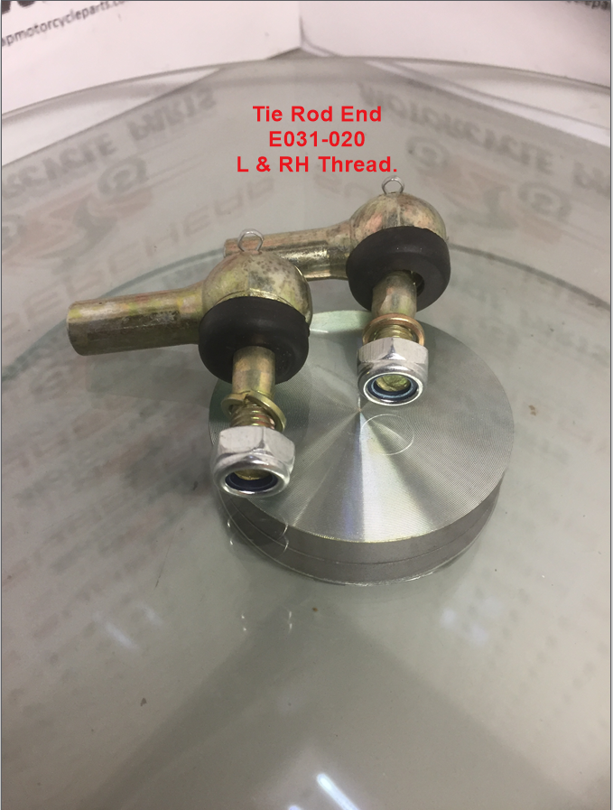 Tie Rod End, E031-020, 8mm, L & RH Thread, ATVs, Scooters, Buggies. image 2
