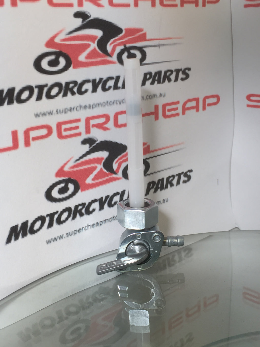 Fuel Tap, M088-022, 13mm Male thread Tank Mount. image 2