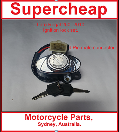 Laro Regal 250 Tank and Ignition lock set. 2010. image 1