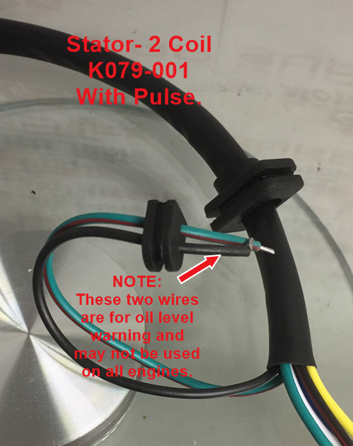 Stator/Magneto K079-001, 2 Coil, Half Wave, ATVs, Dirt Bikes, Scooters. image 3