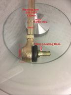 Steering Arm, E031-027, 130mm with Tie Rod Ends for ATV, UTV, Buggies. image 1