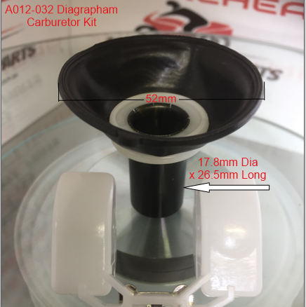 Kit, A012-032, Carburetor Repair, Vacuum 18mm Throttle Slide. image 1