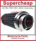 Air Filter, P091-108-1, 35mm, Cone Long, Universal. image 0