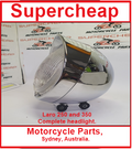 Laro Regal 250 and 350 complete Headlight. Chrome. Hunter and Honda CA250 Rebel. image 0