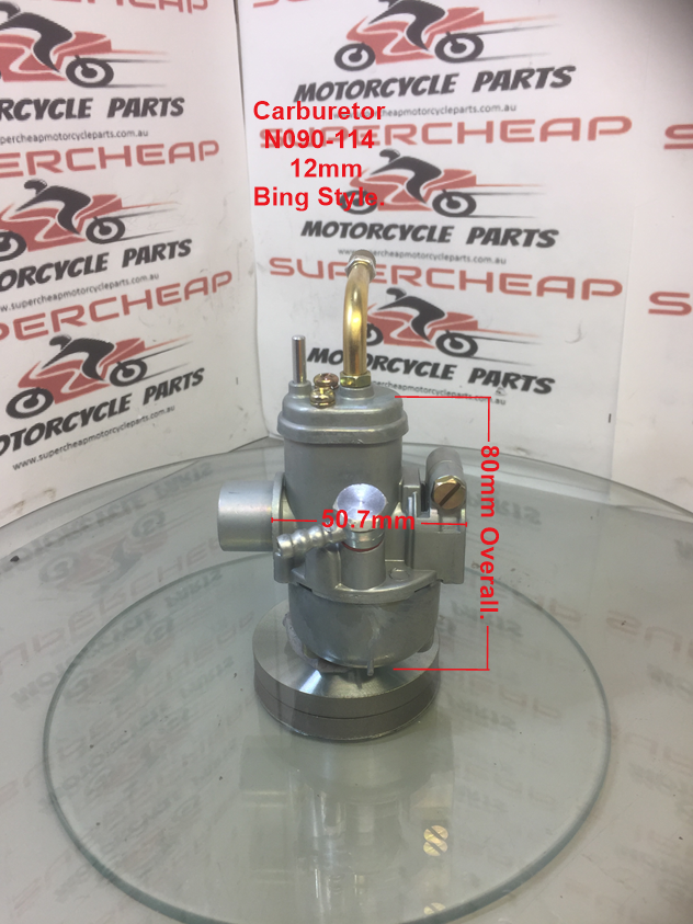 Carburetor, N090-114, 12mm Bing Style, Puchs, Mopeds, Scooters, ATVs. image 3