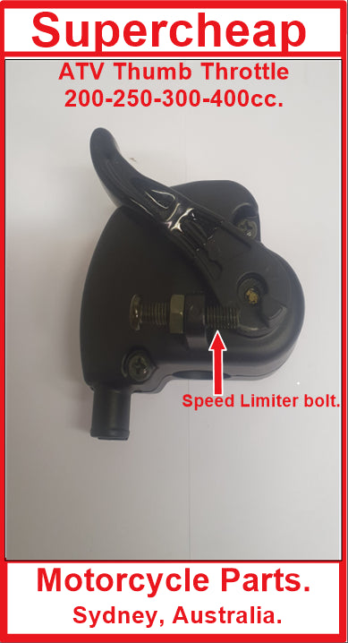 ATV-QUAD Thumb Throttle suits 200-250-300-400cc units. image 2