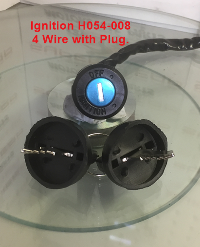 Ignition, H054-008, 4 Wire with Plug, clip in type. Dirt Bikes, ATVs. image 2