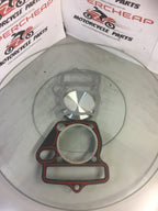 Gaskets, K078-023, 55.5mm Bore, 150cc, Head and Base, oil cooled Lifan Engine. image 1