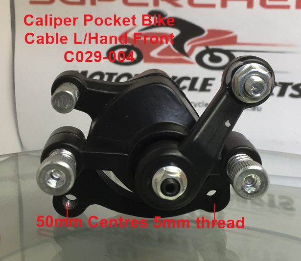 Pocket Bike Brake Caliper, C029-004, Cable Caliper, L/Hand front. image 0