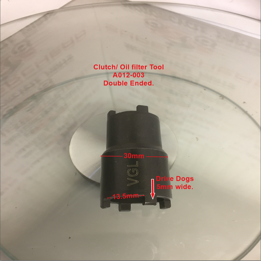 Tool, A012-003, Clutch, Oil Filters, Slotted Lock nuts. Laro, Honda, Dirt Bikes. image 0