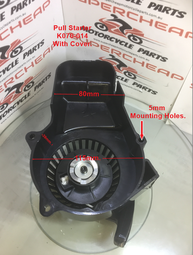 Pull Starter, K070-014, suits Pocket bikes, Mini Quads, Mini Dirt Bikes. image 3