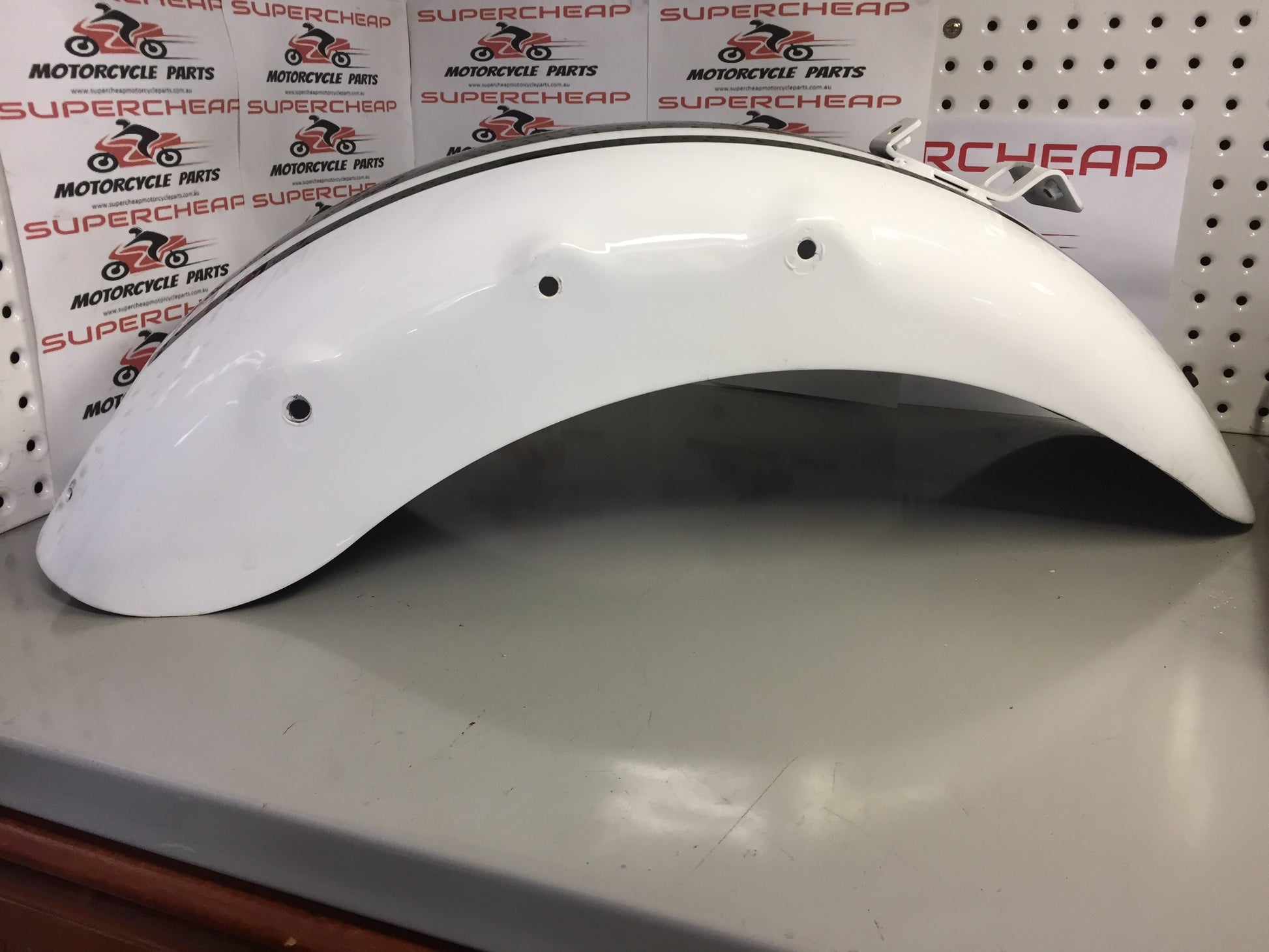 Laro Prostreet and Hunter Daytona Rear Mudgaurd, Rear Fender. White used. image 4