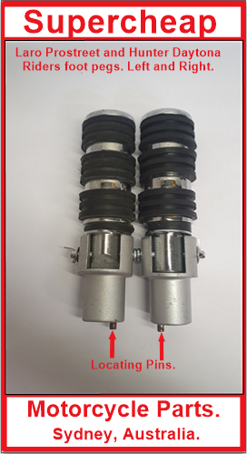 Laro-Hunter rider and pillion foot pegs. image 2