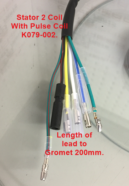 Stator/Magneto,  K079-002, 2 Coil with pulse Coil, For Pit Bikes, ATVs, Buggies image 6