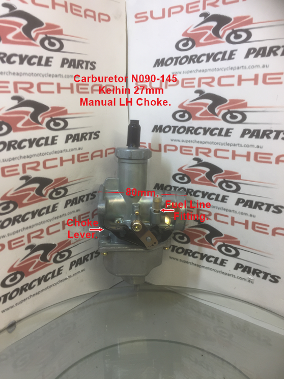 Carburetor, N090-145, Keihin 27mm, Fits Honda XL100, 125, 150cc image 2