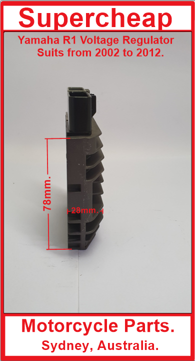 Yamaha R1 Voltage Regulator suits models 2002 to 2012. image 3