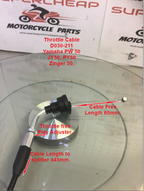 Throttle Cable, D030-211, Yamaha PW50, Zinger50, PY50, PJ50, complete. image 1