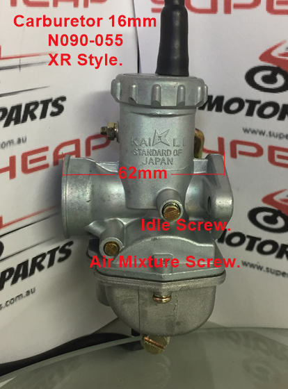 Carburetor, N090-055, 16mm, Honda XR80 Style, Suits,  ATVs, Dirt Bikes etc. image 3