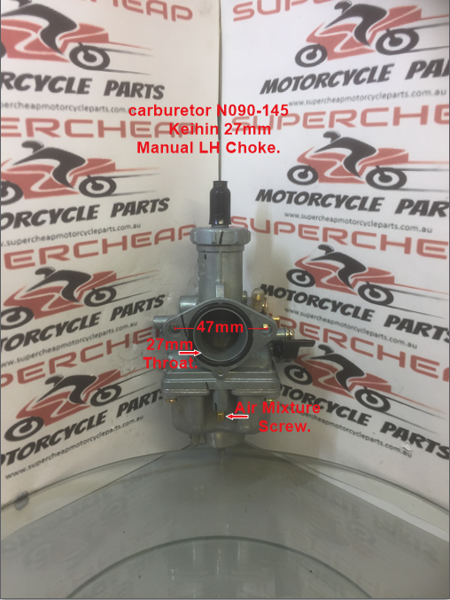 Carburetor, N090-145, Keihin 27mm, Fits Honda XL100, 125, 150cc image 1