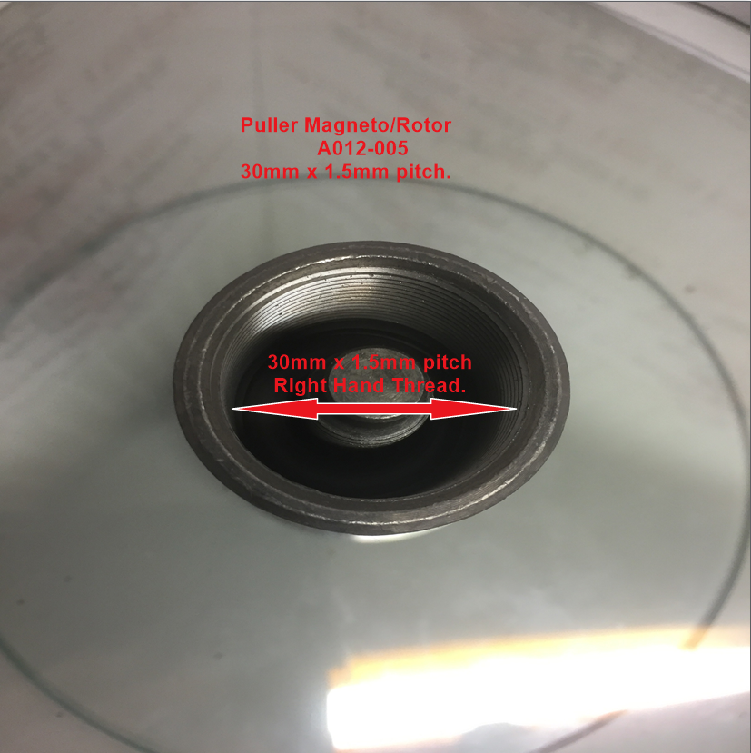 Rotor/Magneto Puller, A012-005, 30mm x 1.5mm Right Hand Thread. Rotors image 1