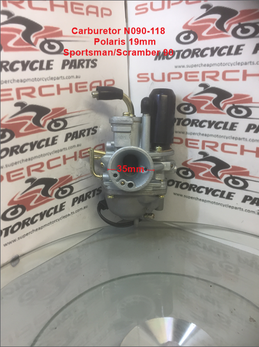 Carburetor, N090-118, Polaris 19mm, Scrambler and Sportsman 90 image 1