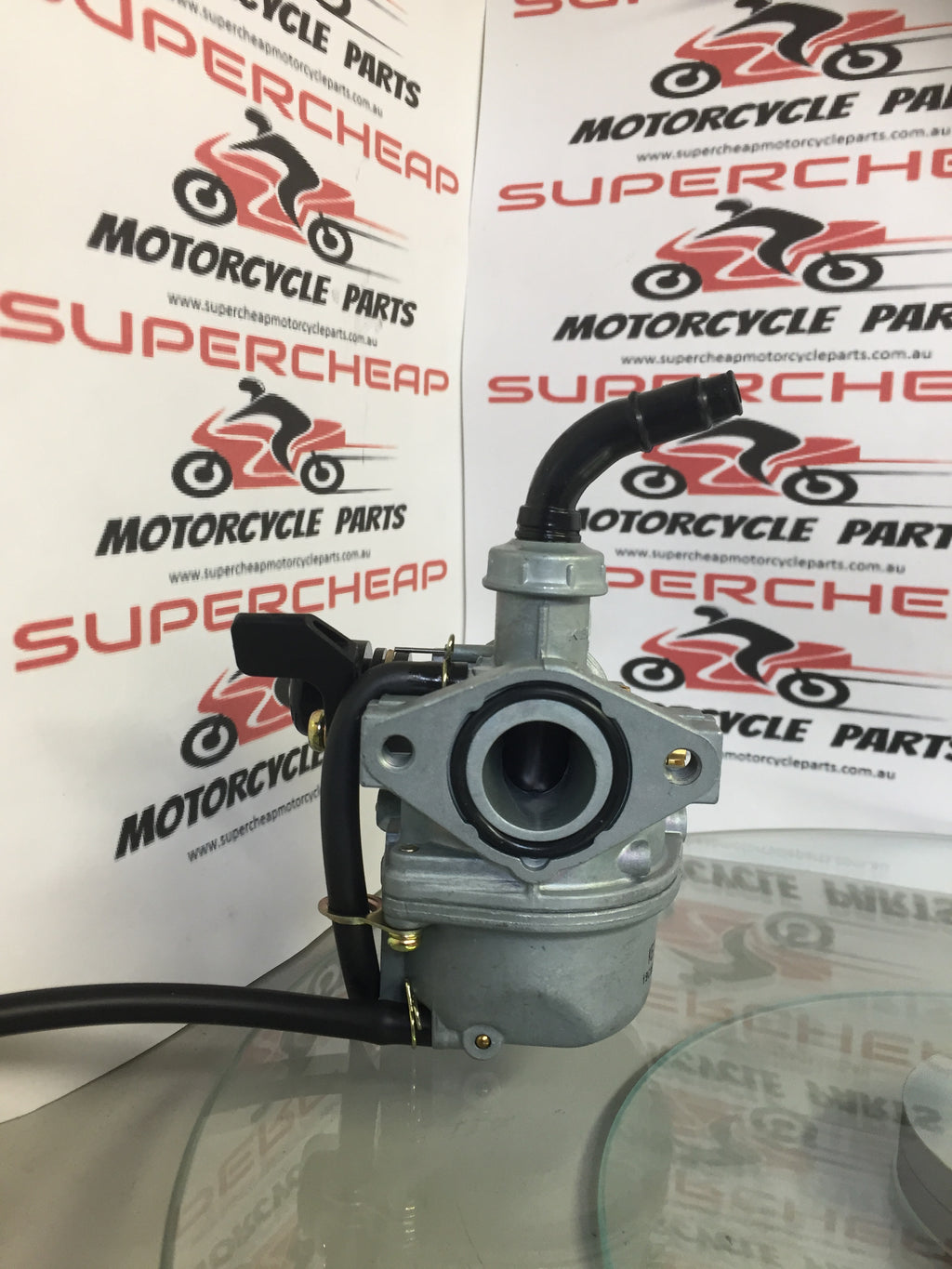 Carburetor N090-005-K,  Keihin replica PZ19, 19mm, R/Hand manual choke. image 1