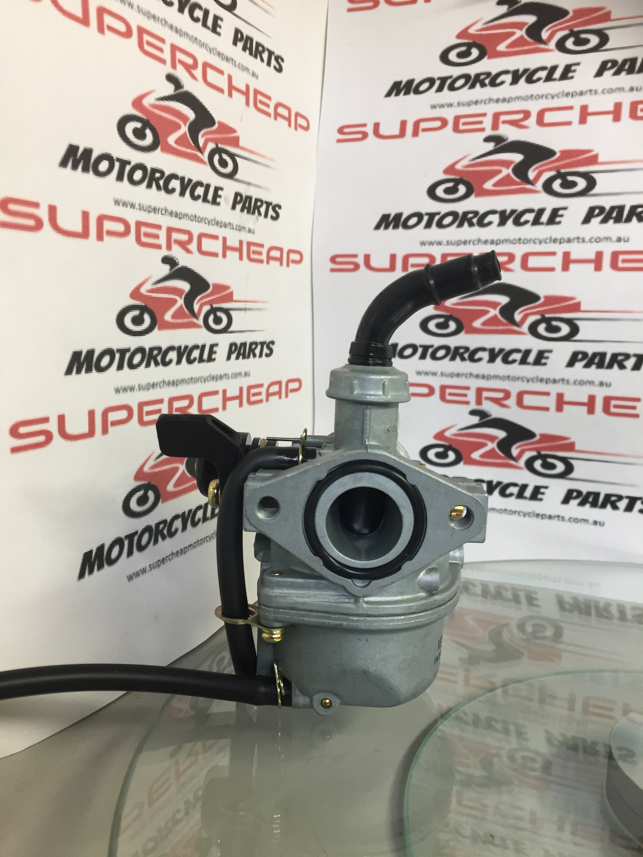 Carburetor N090-005-K,  Keihin replica PZ19, 19mm, R/Hand manual choke. image 1