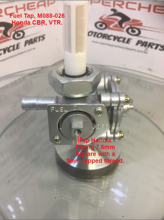 Fuel Tap, M088-028, Honda CBR, VTR, VFR models. image 4