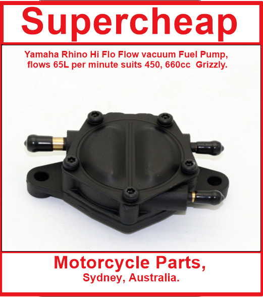 Yamaha Rhino and Grizzly Hi Flow vacuum fuel pump. image 2
