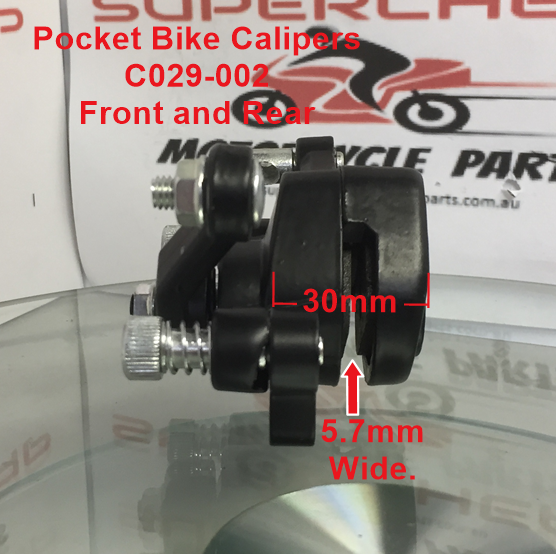 Pocket Bike, C029-002, Brake Calipers, Cable Calipers front and rear. image 1