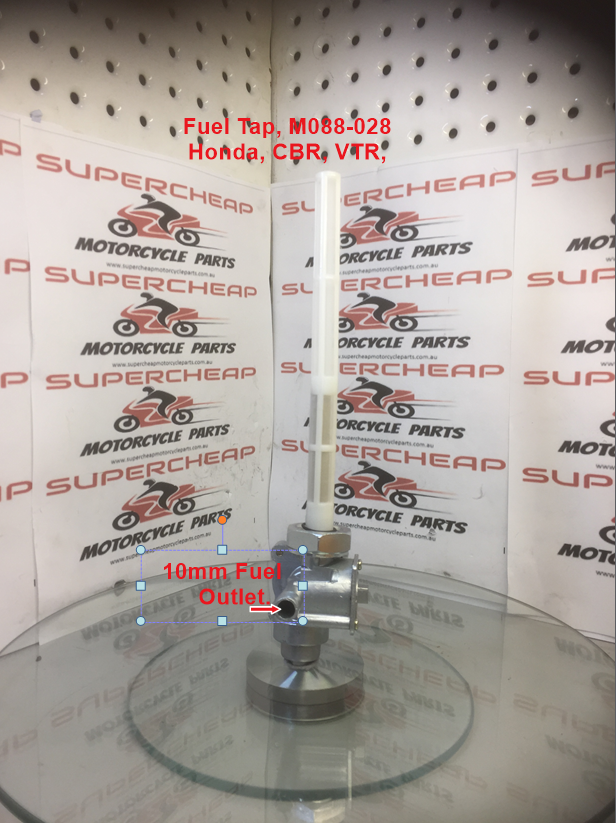 Fuel Tap, M088-028, Honda CBR, VTR, VFR models. image 2