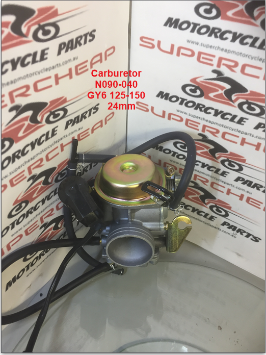 Carburetor, N090-040, 24mm, GY6 125 to 150cc, Kazuma, Atvs, Buggies. image 2