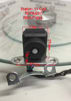 Stator/Magneto, K079-007, 11 Coil, 150 to 250cc, Loncin, Lifan, CG Engines. image 3