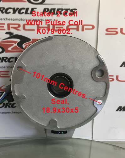 Stator/Magneto,  K079-002, 2 Coil with pulse Coil, For Pit Bikes, ATVs, Buggies image 5