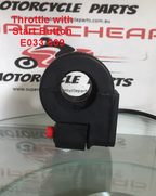 Throttle Block, E033-009, with Starter Button. Electric start dirt bikes. image 2