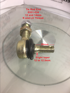 Tie Rod End, E031-034, 12-14mm Male Thread. UTVs, ATVs, Buggies. image 1