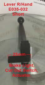 Brake Lever, E035-032, R/ Hand, Shorty, Scooters, Pit Dikes, Pocket Bikes image 3