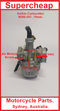 Keihin Carburetor, N090-007, 19mm with R/H cable choke. image 0