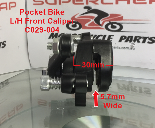 Pocket Bike Brake Caliper, C029-004, Cable Caliper, L/Hand front. image 1
