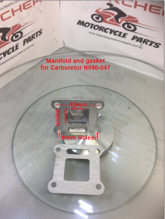 Carburetor, N090-047, 19mm Racing, 47 to 69cc Pocket bikes, ATVs and More. image 5
