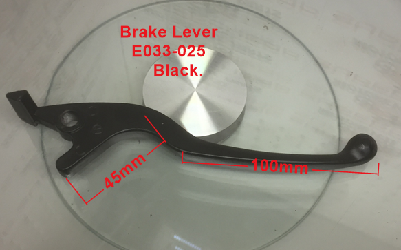 Brake Lever, E033-025, L/Hand Hydraulic for ATVs and Scooters image 1