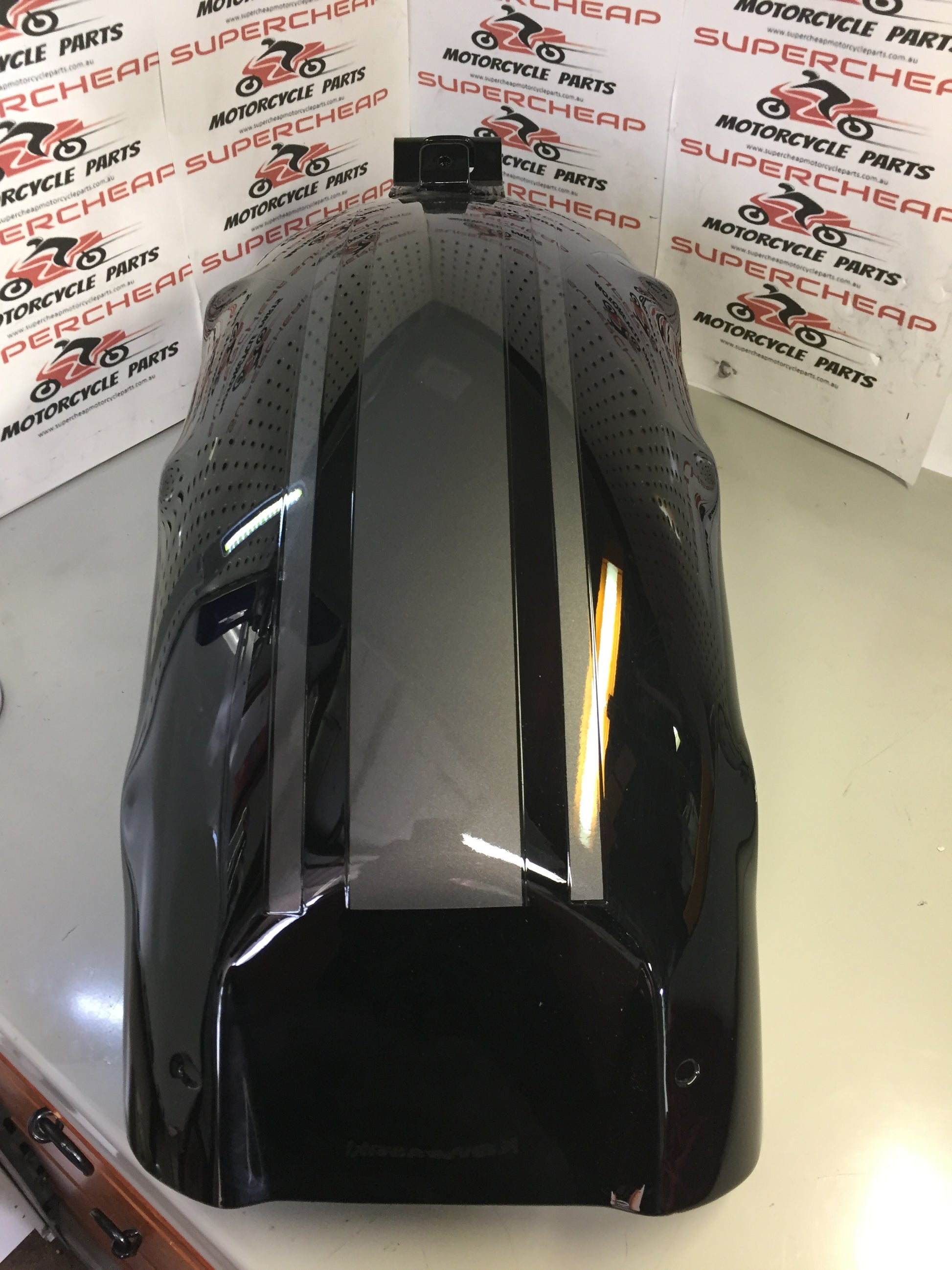 Laro Prostreet and Hunter Daytona 350 Rear Mudgaurd, Rear Fender, Black new. image 1
