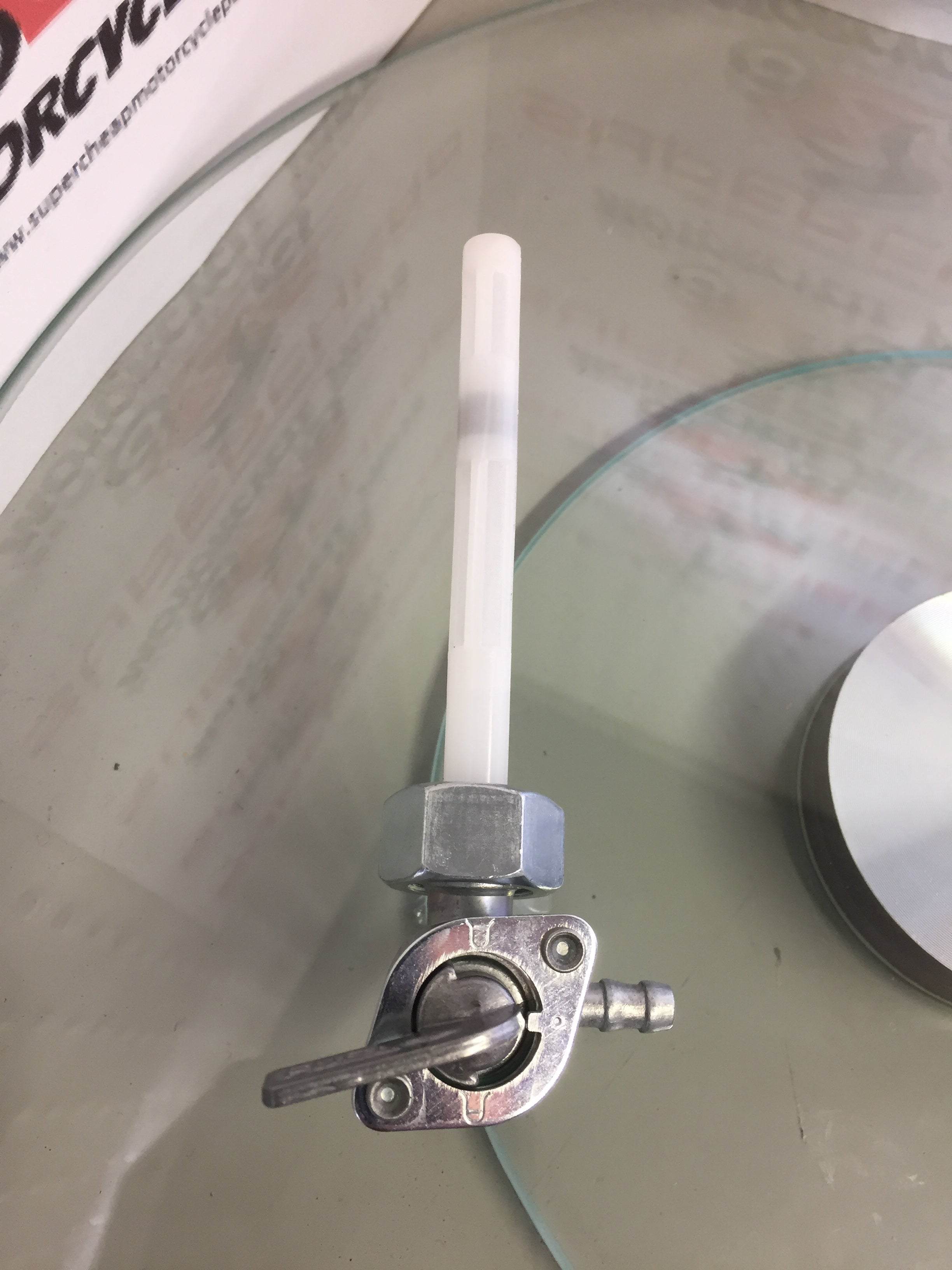 Fuel Tap, M088-022, 13mm Male thread Tank Mount. image 3