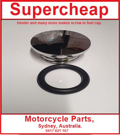 Hunter Bobber- Hunter Spyder, Pagsta, Arquin screw on fuel cap. image 1