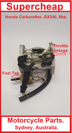 Carburetor, Honda GX240, 8HP, Pumps, Generators, Cleaners, Ride Ons. image 2