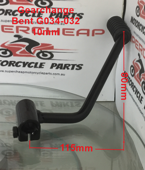Gear Change,  E034-032, 10mm Spline. Offset Lever. Pit Bike, Quad image 1