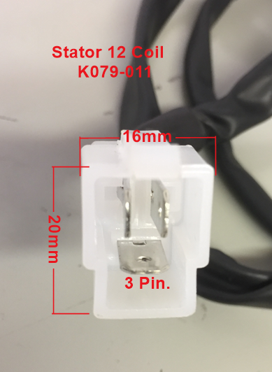 Stator/Magneto, K079-011, 12 Coil, with pulse Coil. image 3